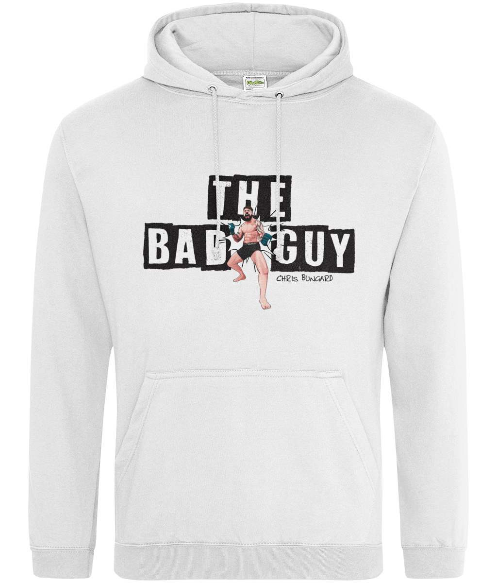 The Bad Guy Illustration Hoodie (White)