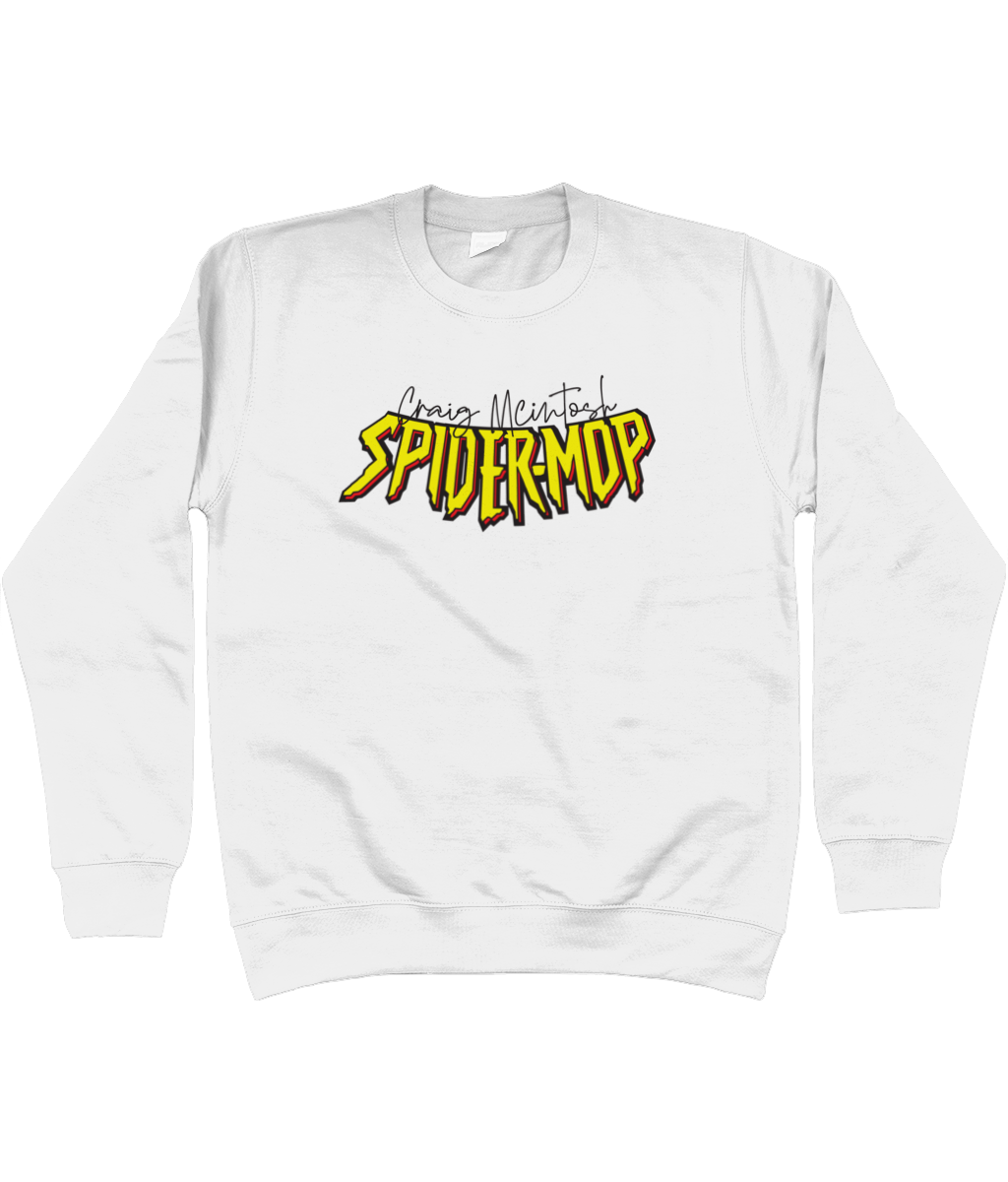Spider-Mop Sweatshirt Yellow Logo