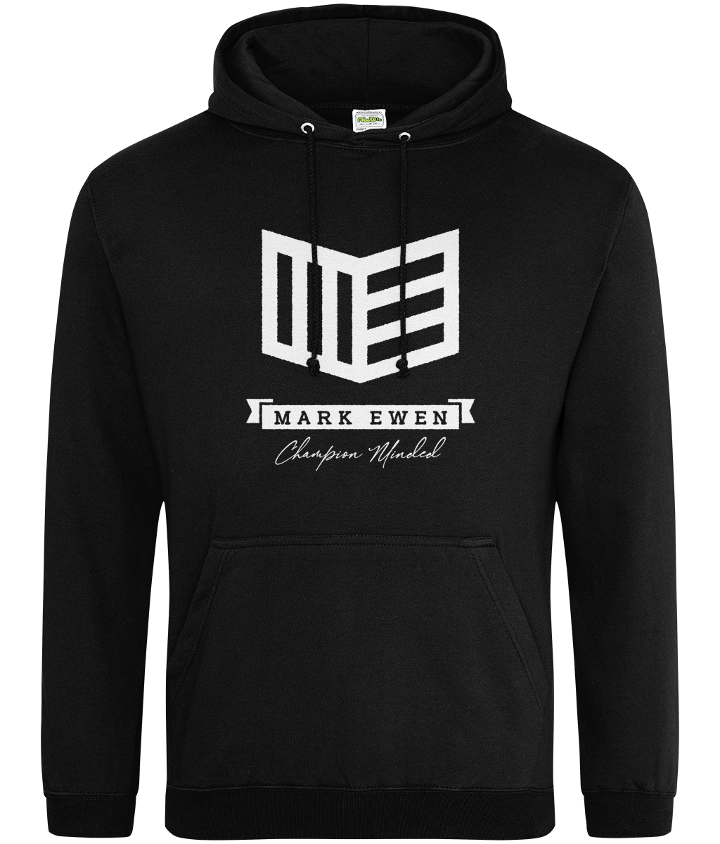 Mark Ewen Logo College Hoodie (Black)