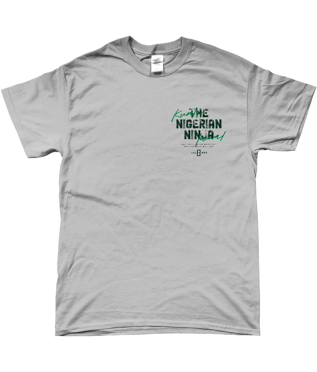 The Nigerian Ninja Back Print T-Shirt (White)