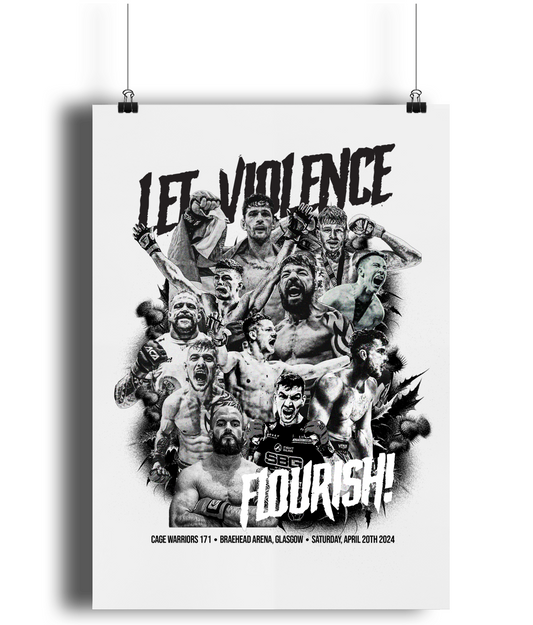 Let Violence Flourish A3 Print