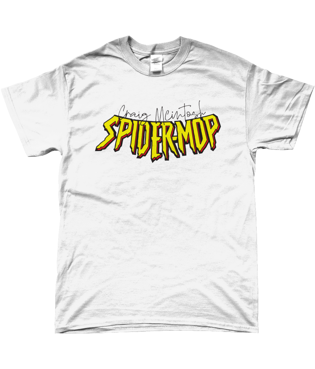 Spider-Mop T-Shirt Yellow Logo