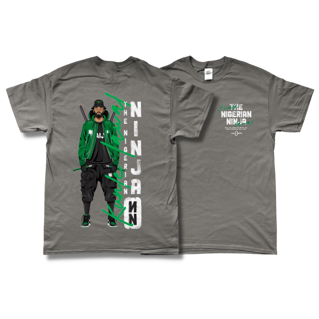 The Nigerian Ninja Back Print T-Shirt