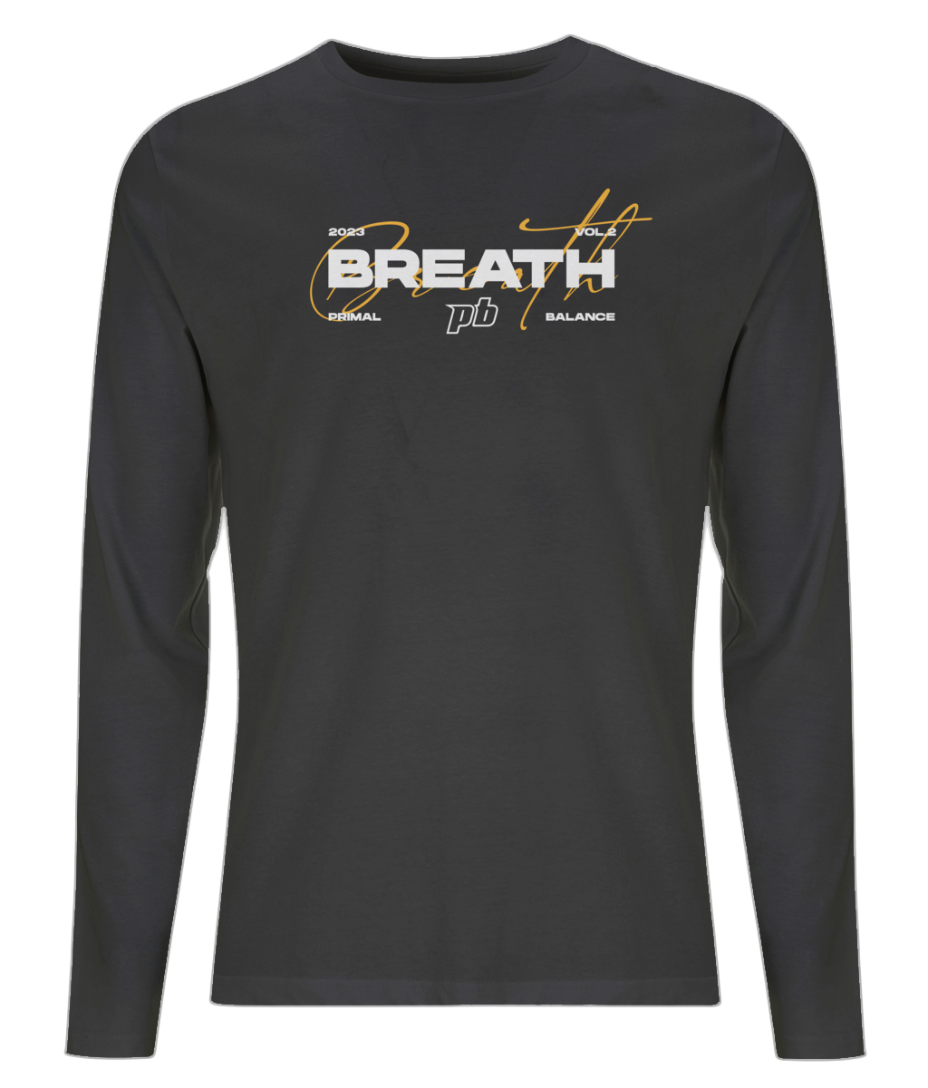 Primal Balance Breath - Unisex Long Sleeve T-Shirt (Black)