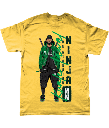 The Nigerian Ninja Back Print T-Shirt (White)