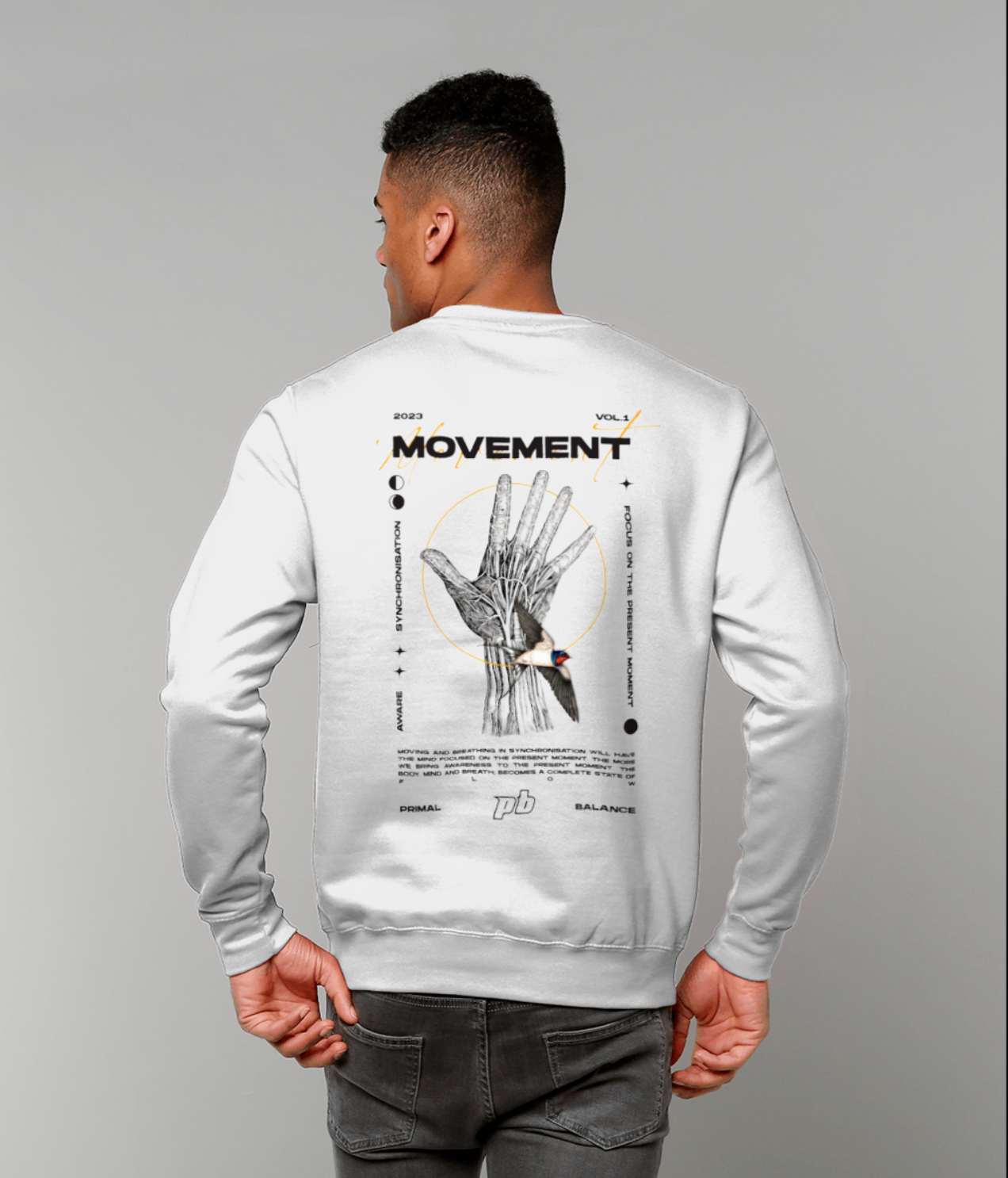 Movement Sweatshirt (White)