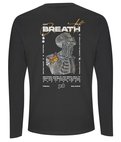 Primal Balance Breath - Unisex Long Sleeve T-Shirt (Black)