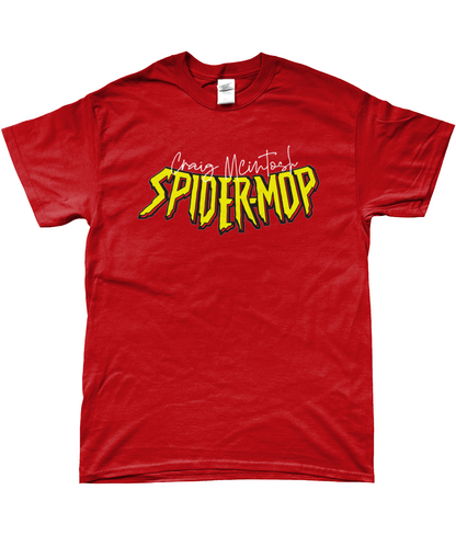 Spider-Mop T-Shirt Yellow Logo